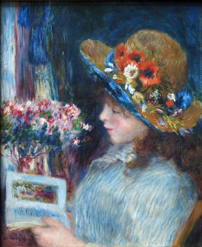 Girl Reading by Pierre Auguste Renoir